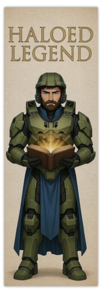 Haloed Legend bookmark